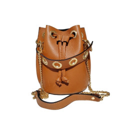 ac Bourse En Cuir Avec Chainette