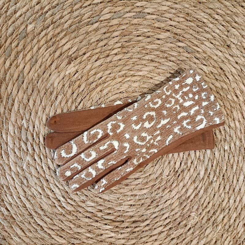 Gants Motif Léopard "Tactile"