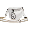 Sac Bandoulière "Style Banane"  Cuir Grainé