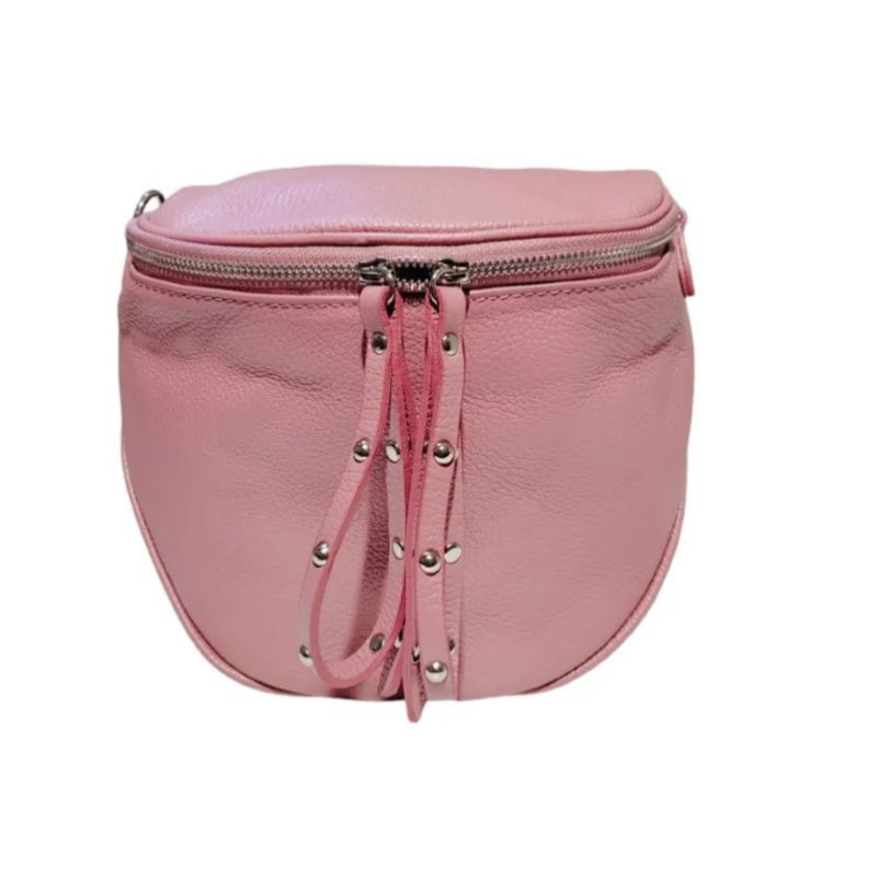 Sac Bandoulière "Style Banane"  Cuir Grainé