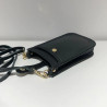 Pochette Portable en Cuir Grainé