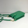 Pochette Portable en Cuir Grainé
