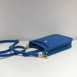 Pochette Portable en Cuir Grainé