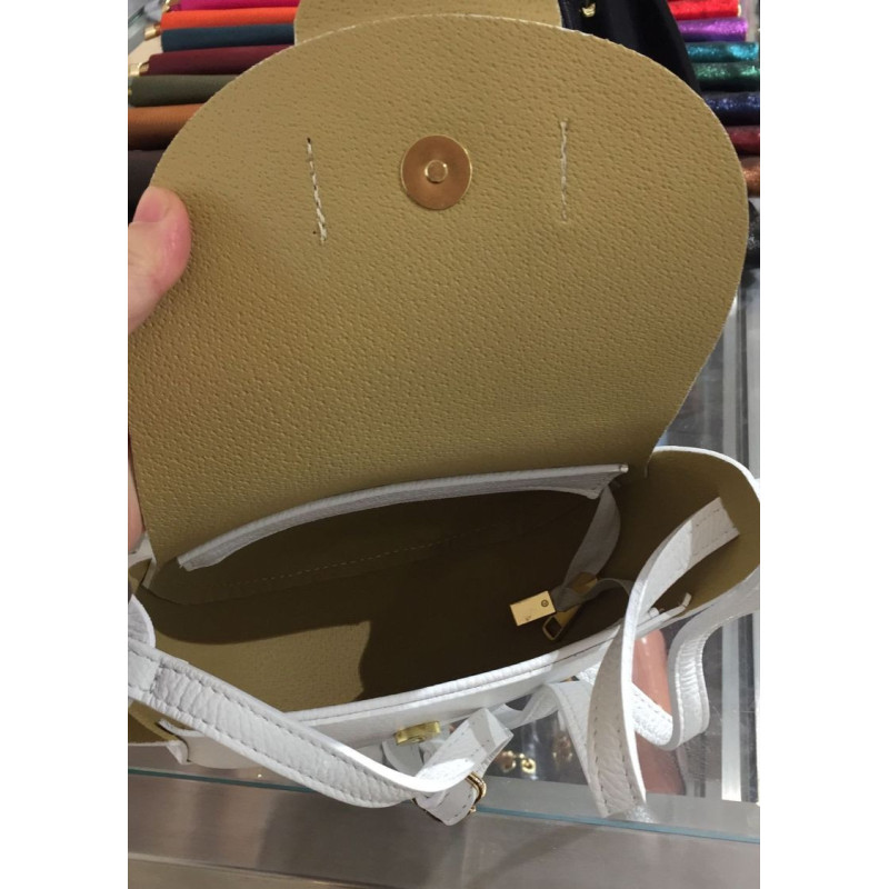 Sac Bandoulière Femme en Cuir Grainé – Petit Modèle