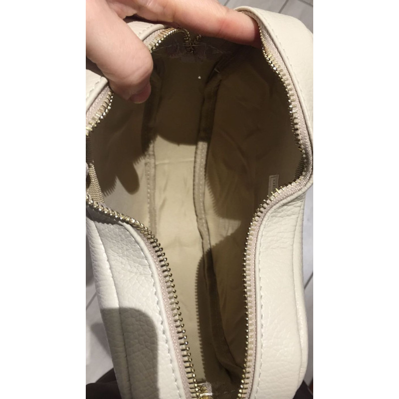 Sac Bandoulière "Coeur" en cuir Grainé ou Irisé