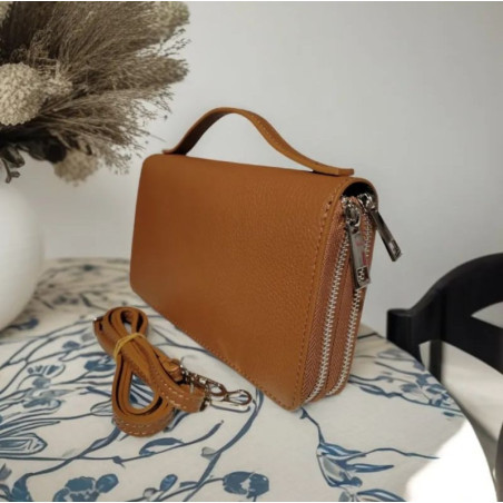 Sac Compagnon en Cuir Grainé