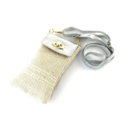 Sac Pochette Téléphone En Raphia – Rabat Cuir