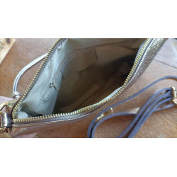 Sac à mains 100%  Cuir grainé ou irisé