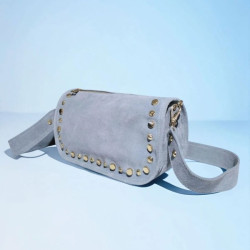 Sac avec Bandoulière en Daim "Clouté"
