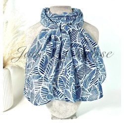 Echarpe "Motifs Feuilles"