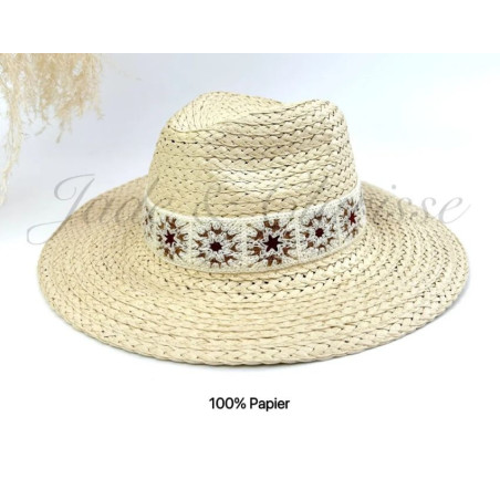 Chapeau Paille Ajustable