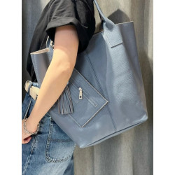 Sac Cabas en Cuir avec Pochette