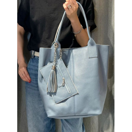 Sac Cabas en Cuir avec Pochette