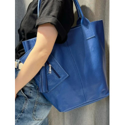 Sac Cabas en Cuir avec Pochette
