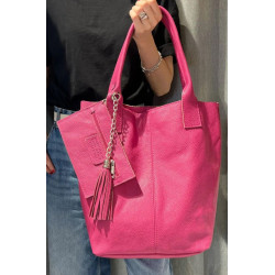 Sac Cabas en Cuir avec Pochette