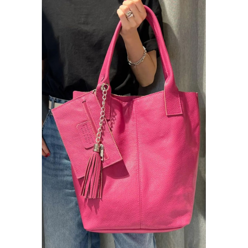 Sac Cabas en Cuir avec Pochette