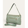 Sac porté épaules en cuir grainé double compartiment
