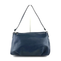 Sac porté épaules en cuir grainé double compartiment