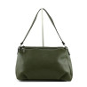 Sac porté épaules en cuir grainé double compartiment