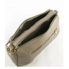 Sac porté épaules en cuir grainé double compartiment