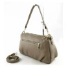 Sac porté épaules en cuir grainé double compartiment