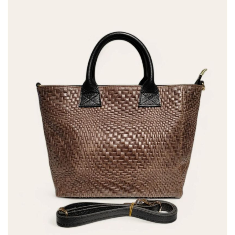 Sac Cabas En Cuir Avec Bandoulière