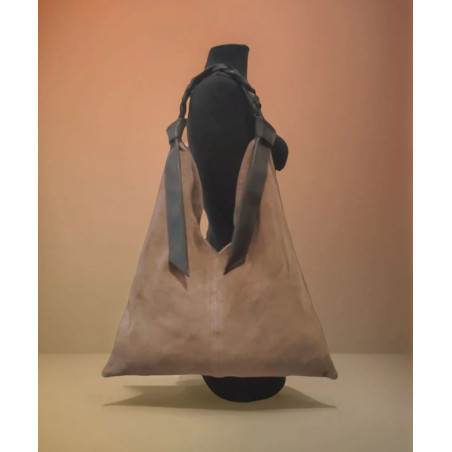 Sac Porté Epaules en Daim "Grand Format"