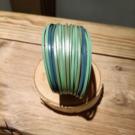 Bracelet Cuir Multi Couleurs