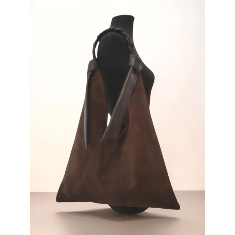 Sac Porté Epaules en Daim "Grand Format"