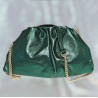 Sac bandoulière en Cuir irisé avec chaînette