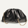 Sac bandoulière en Cuir Grainé avec chaînette