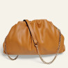 Sac bandoulière en Cuir Grainé avec chaînette