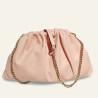 Sac bandoulière en Cuir Grainé avec chaînette