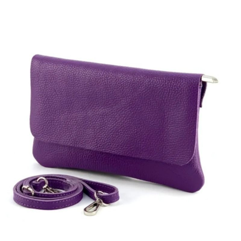 Sac Pochette Bandoulière En Cuir