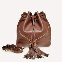 Sac Seau en Cuir Grainé