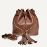 Sac Seau en Cuir Grainé