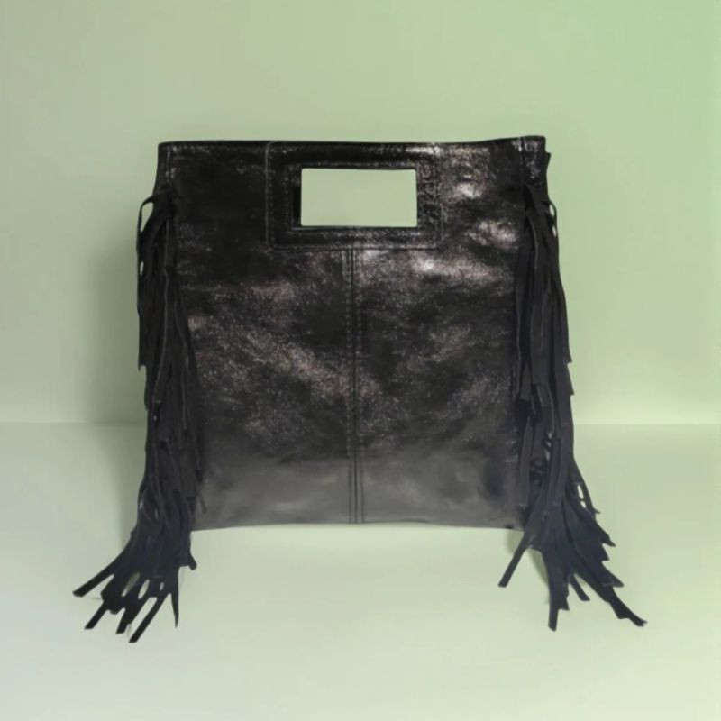 Sac Porté Main en Cuir Irisé