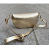 Sac Banane Bicolore En Cuir Et Daim