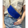 Sac Banane Bicolore En Cuir Et Daim