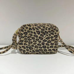 Sac Bandoulière en Cuir Motif Animal