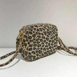 Sac Bandoulière en Cuir Motif Animal