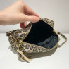 Sac Bandoulière en Cuir Motif Animal