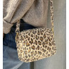 Sac Bandoulière en Cuir Motif Animal