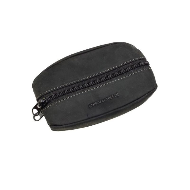 Porte Monnaie Forme Grain de Café en Cuir