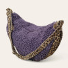 Sac Banane Cuir et Laine "Maxi Format"