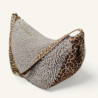 Sac Banane Cuir et Laine "Maxi Format"