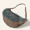 Sac Banane Cuir et Laine "Maxi Format"
