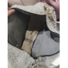 Sac Banane Cuir et Laine "Maxi Format"