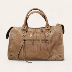Sac Porté Main et Bandoulière en Cuir Vieilli