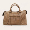 Sac Porté Main et Bandoulière en Cuir Vieilli